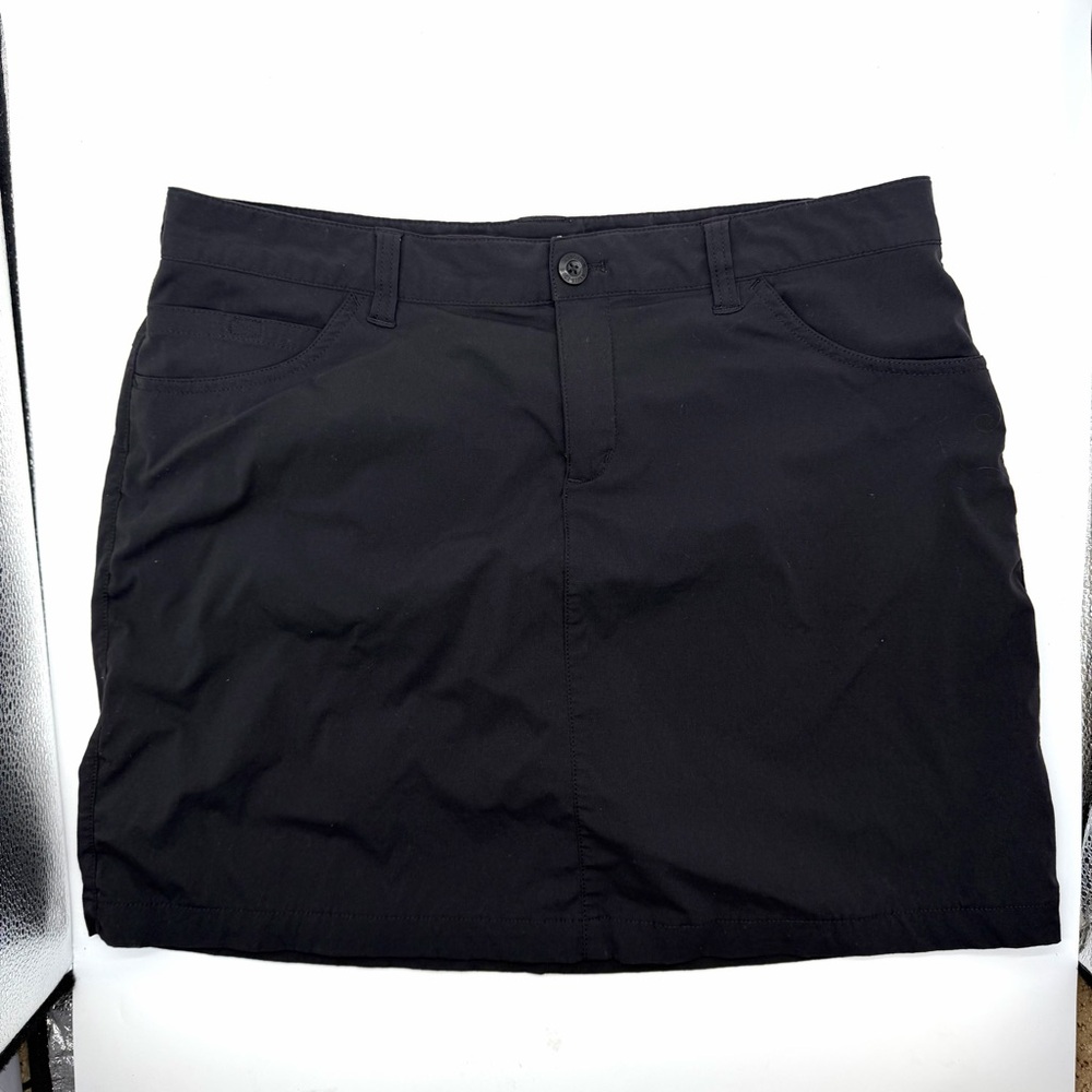 Eddie Bauer Womens Skort Black Athletic Sz 10โ Stretch Golf Tennis Sport Outdoor